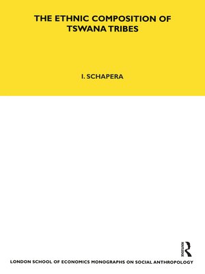 cover image of The Ethnic Composition of Tswana Tribes